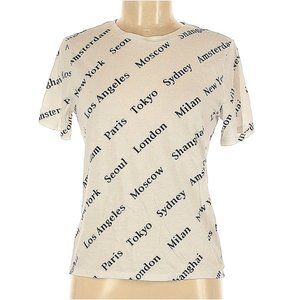 Forever 21 graphic tee white short sleeve t-shirt size M